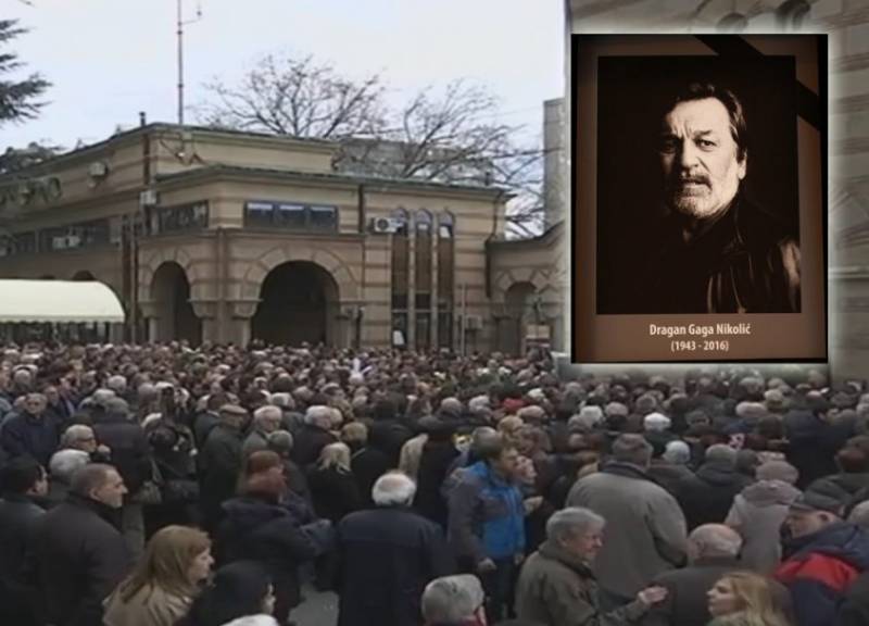 LEGENDE NIKAD NE UMIRU: Sahranjen Dragan Nikolić!
